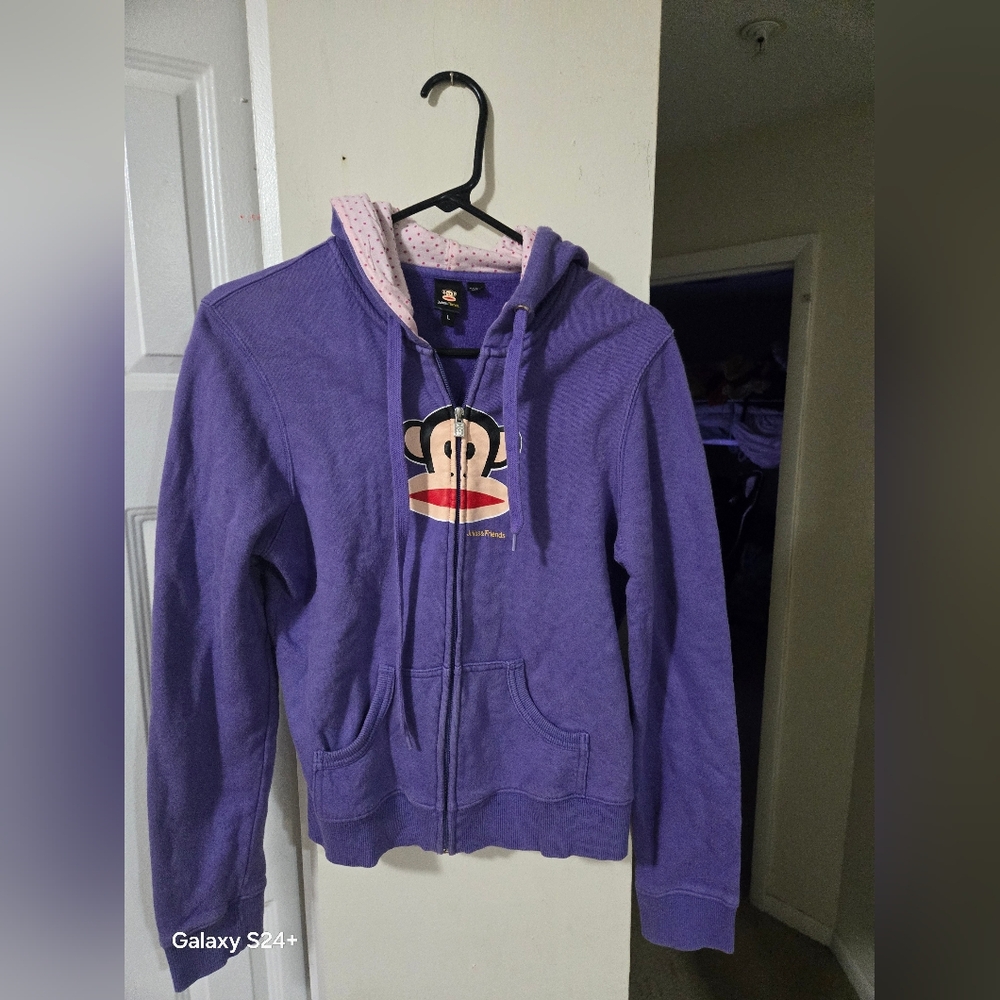 Paul Frank Purple Sweatshirt with Logo